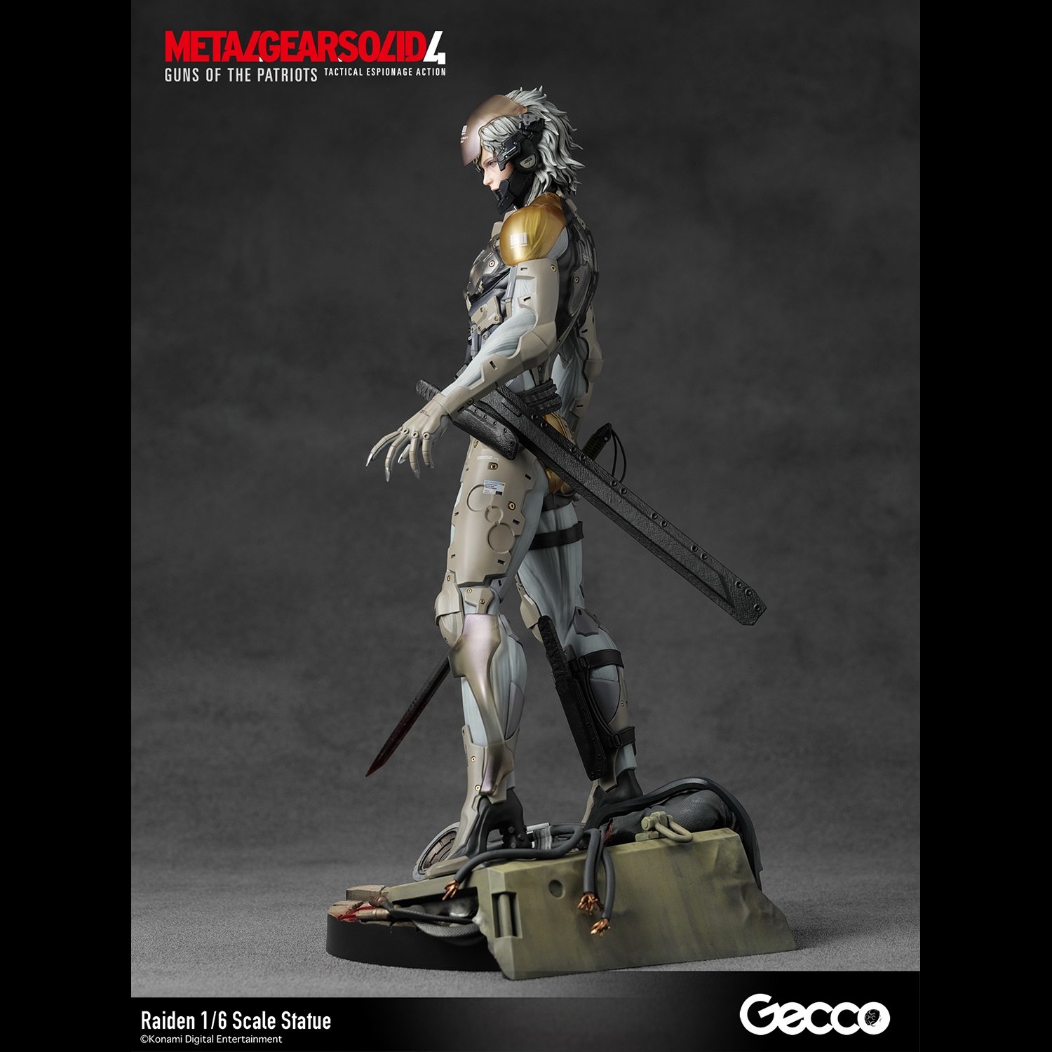 METAL GEAR SOLID 4 GUNS OF THE PATRIOTS, Raiden 1/6 Scale Statue 